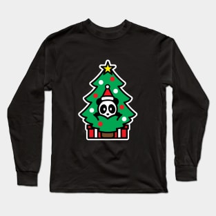 Panda Christmas Tree Bambu Brand Present Gift Stocking Long Sleeve T-Shirt